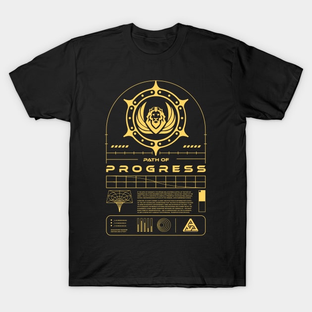 Progress faction - Anachrony Board Game T-Shirt by MeepleVersion